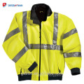 Personalizado Hola Vis Reflectivo Trabajo Desgaste ANSI Clase 3 Impermeable cálido Fleece Alta Visibilidad Winter Safety Jacket